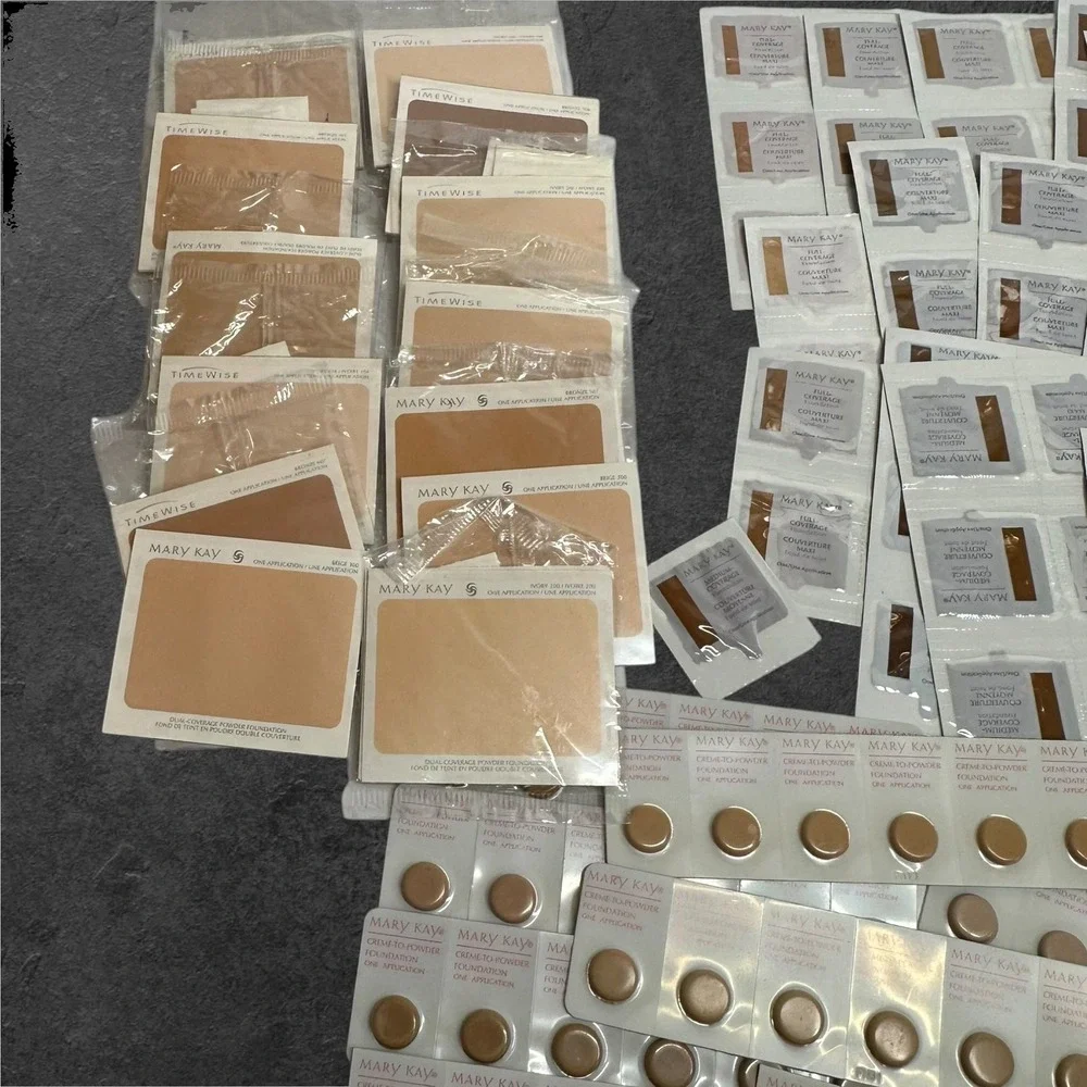 Mary Kay Foundation Sample Lot Mixed Shades Sachets Bulk Makeup